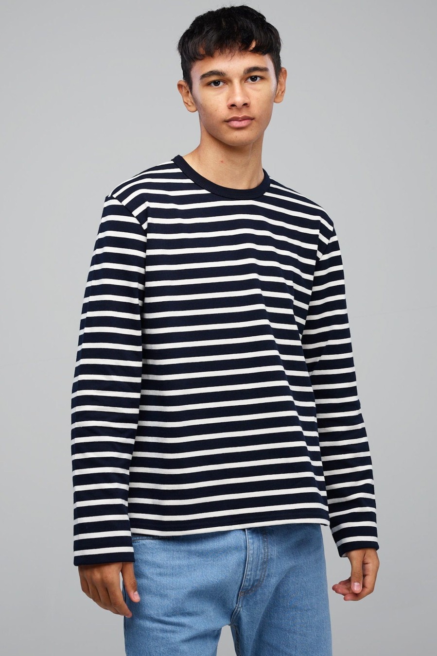 Men Community Clothing | Breton Navy/Ecru