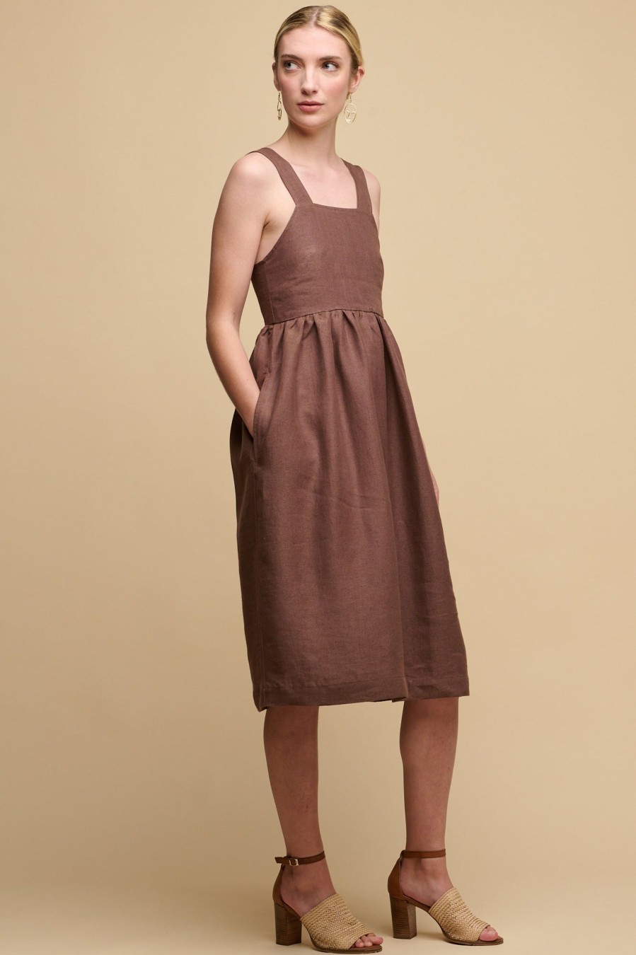 Women Community Clothing | Linen Sun Dress