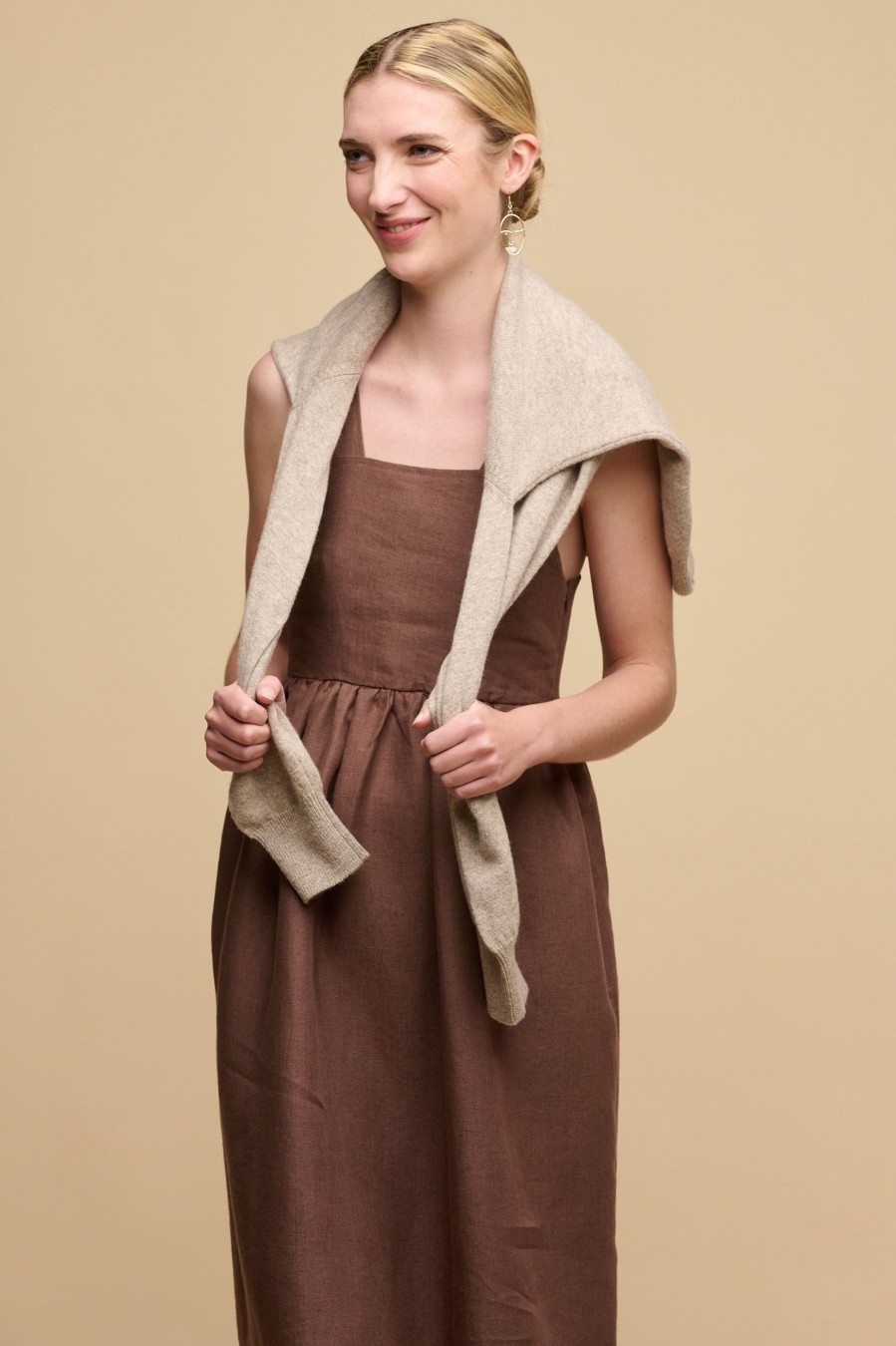 Women Community Clothing | Linen Sun Dress