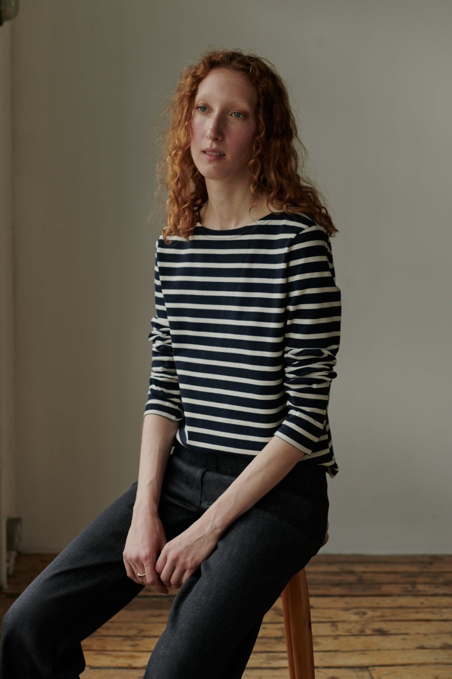 Women Community Clothing | Breton Navy/Ecru