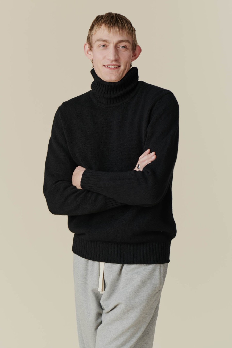 Men Community Clothing | Lambswool Roll Neck