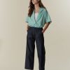 Women Community Clothing | Cropped Work Trousers