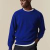 Men Community Clothing | Men'S Lambswool Saddle Shoulder Crew Neck