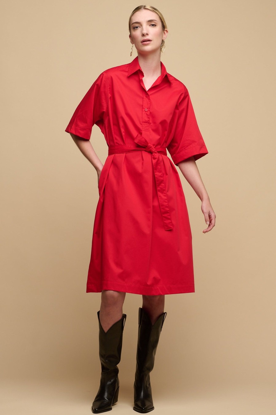 Women Community Clothing | Straight Cotton Dress