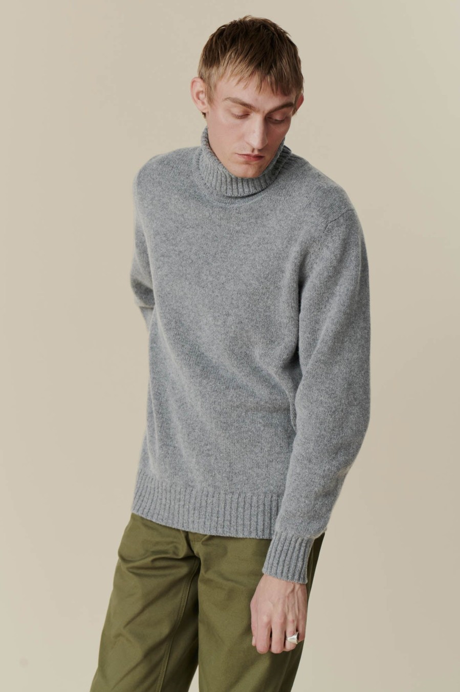 Men Community Clothing | Lambswool Roll Neck