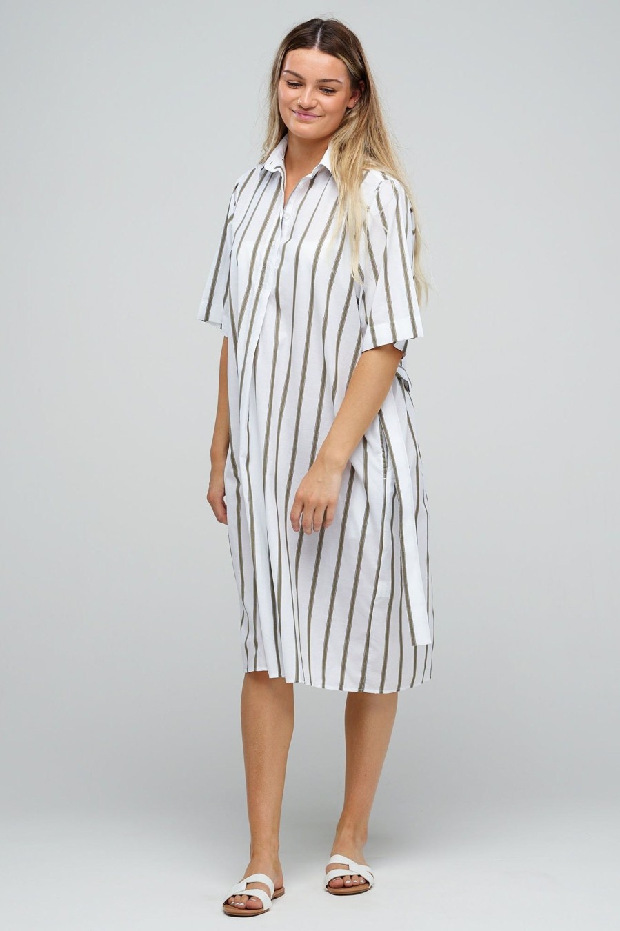 Women Community Clothing | Straight Cotton Dress