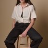 Women Community Clothing | Cropped Work Trousers