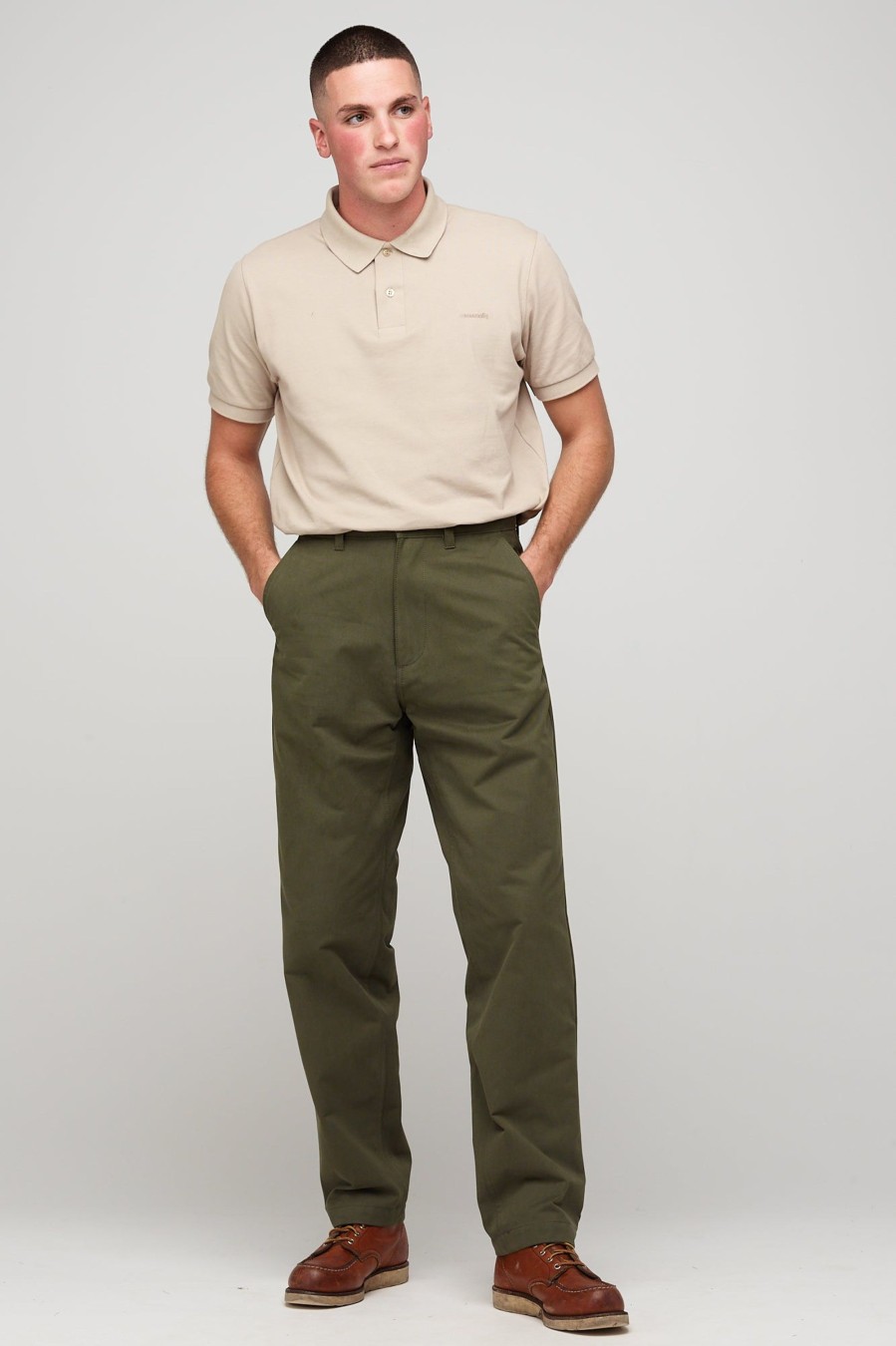 Men Community Clothing | Heavyweight Relaxed Chino Olive