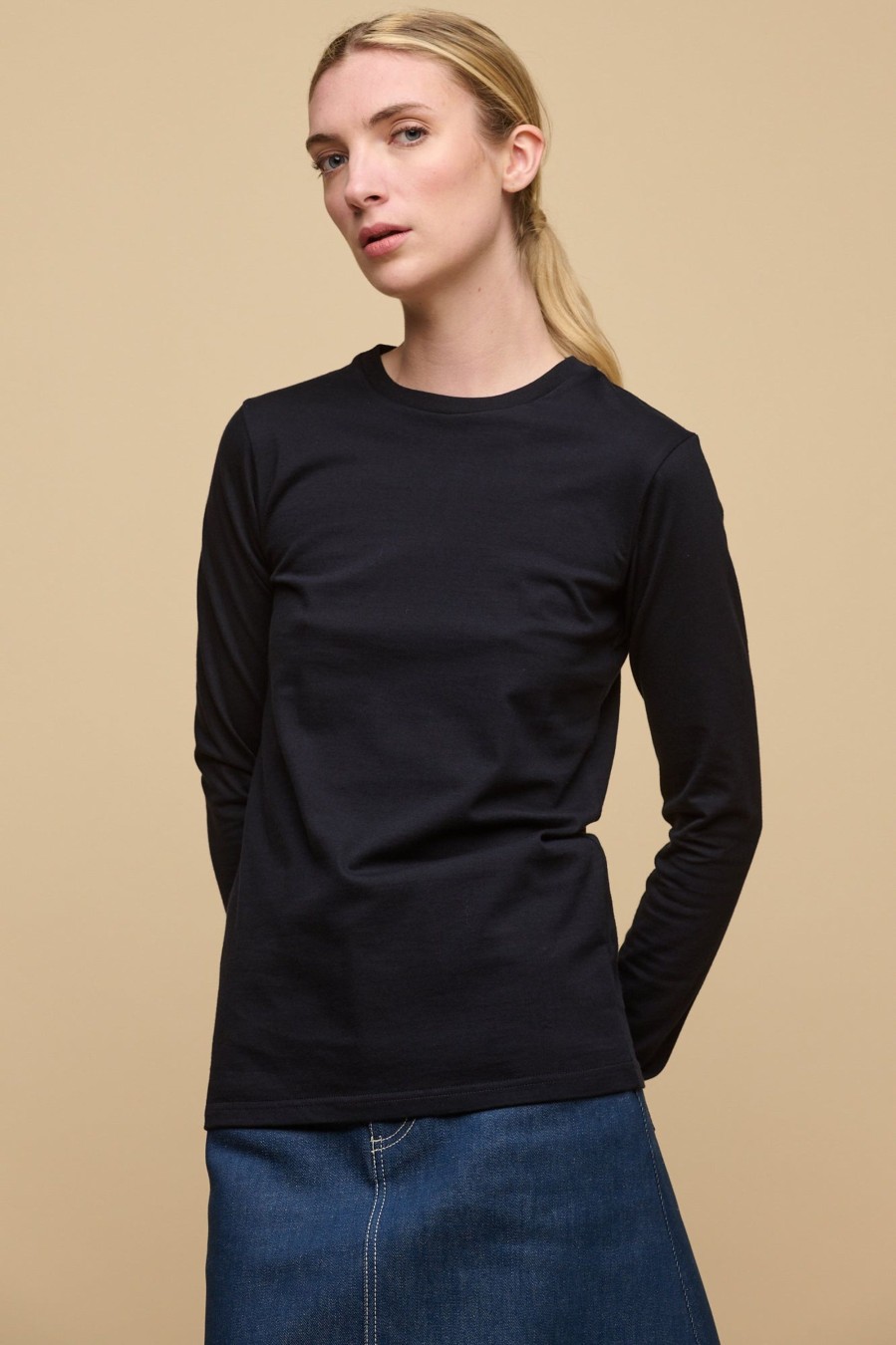 Women Community Clothing | Long Sleeve T Shirt Navy