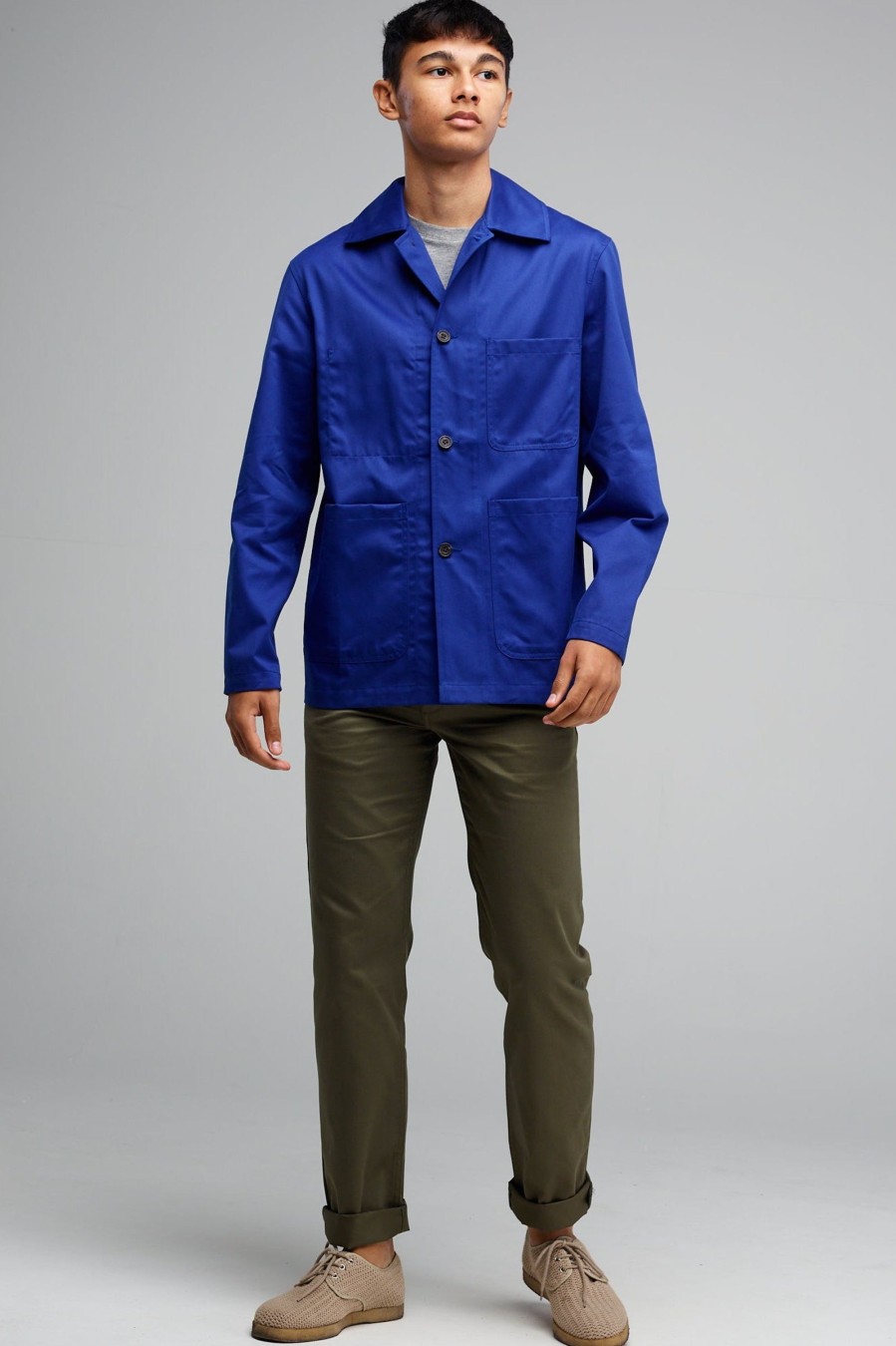 Men Community Clothing | Chore Jacket Royal Blue