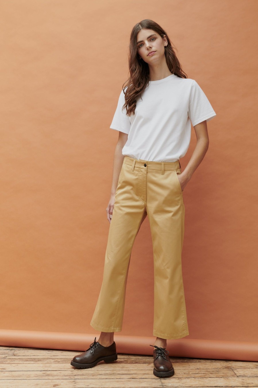 Women Community Clothing | Cropped Work Trousers