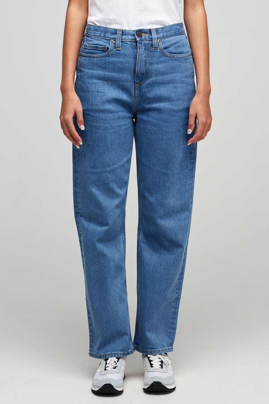 Women Community Clothing | Wide Leg High Rise Jeans