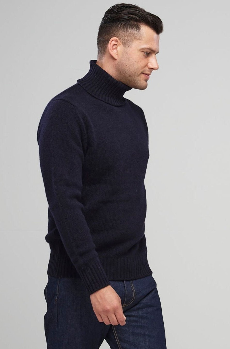 Men Community Clothing | Lambswool Roll Neck