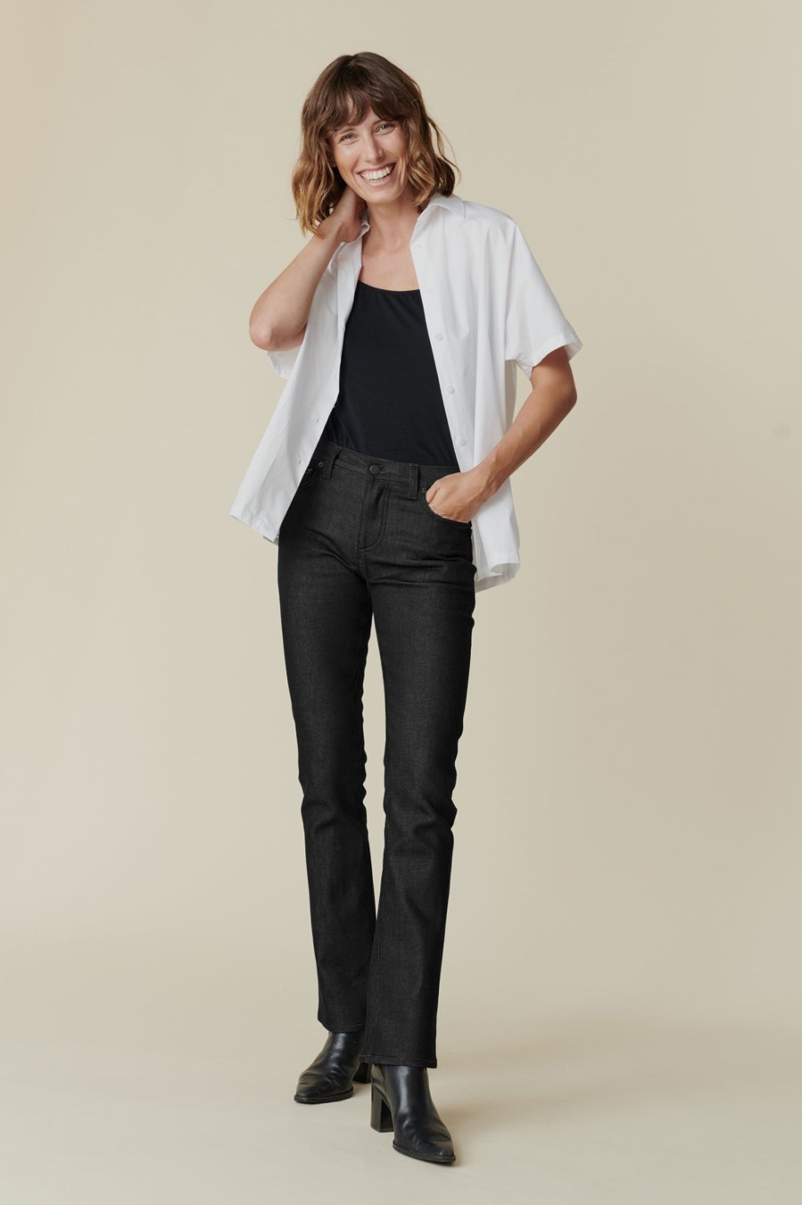 Women Community Clothing | Bootcut Mid Rise Jeans